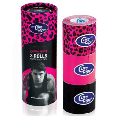 CureTape® MyCureTape® kineziológiai tapasz - bézs/fekete/leopárd