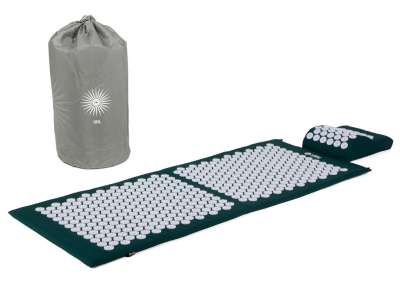 BODHI Vital XL Set akupresszúrás matrac és párna Szín: petrolzöld