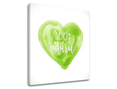 Fali művészet szöveggel Natural