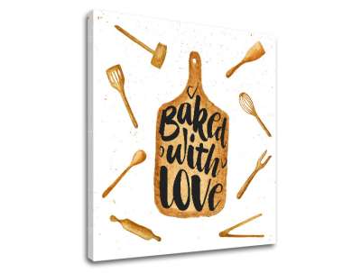 Faliképek szeretettel sütött szöveggel