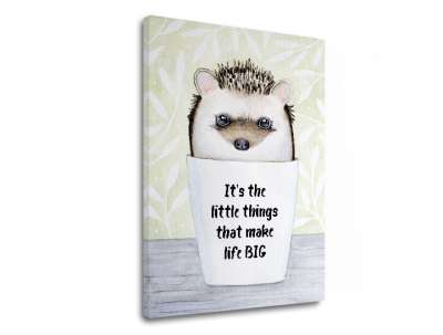 Wall art szöveggel A kis dolgok