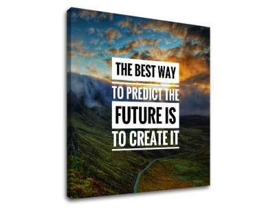 Motivációs falfestmény A legjobb módja