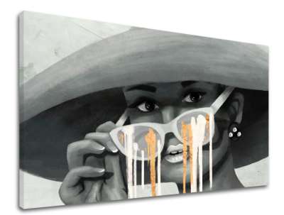 A kép a vásznon WOMAN IN A HAT 001