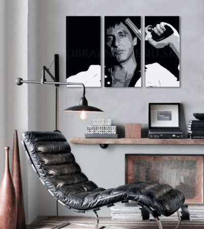 A legnagyobb maffiózók a vásznon SCARFACE - TONY MONTANA Sfegyverrel a kezükben