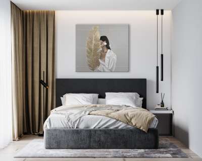 A kép a vásznon TAJOM NŐ A LEVÉLEL