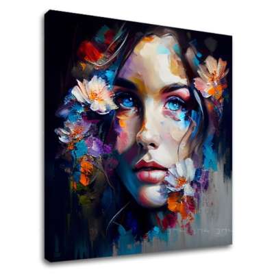 Design dekoráció vászonra Ég a szemekben Kedvezmény 30 % 70x70 cm 70x70 cm