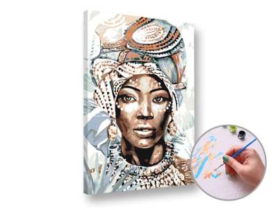Paint by Numbers - Afrikai nő