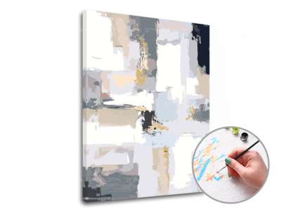 Festés a számok szerint 50 SHADES OF GREY (A szürke árnyalatai) | low difficulty