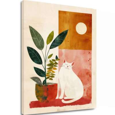 A kép a vásznon - Cat zen