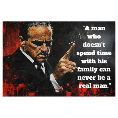 Kép THE GODFATHER vászonra | Személyre szabott idézet PAPILORA