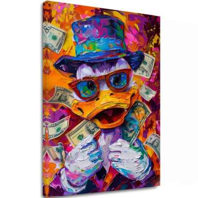 Kép MONEY DUCK | Olasz vászon