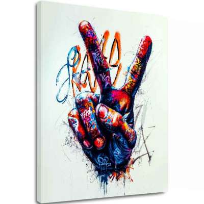Kép PEACE HAND | Olasz vászon