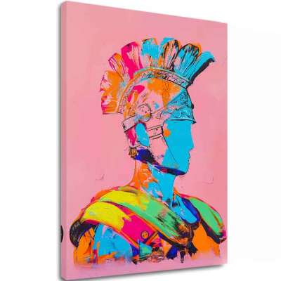 Kép MODERN GLADIATOR vászonra | Festett struktúra