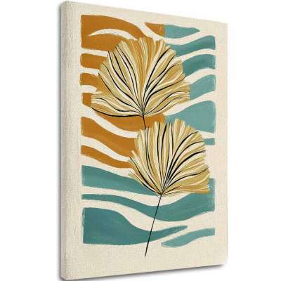 A kép vásznon Golden Letter - Minimalista motívum