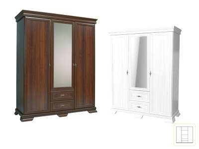 TEM-Kora KS2 3 ajtós szekrény