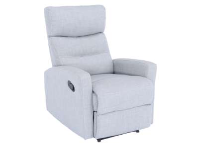 TEM-Silas lábtartós relax fotel szövet kárpitozással