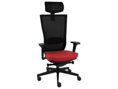 GRO-Marti BS HD Black karfás főnöki forgószék fejtámlával