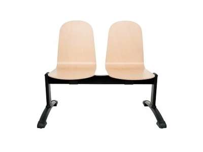 GRO-Malmo 2 Wood kétüléses várótermi pad