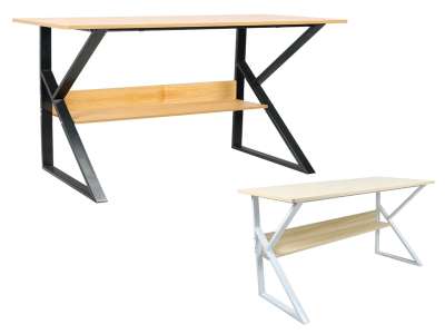 TEM-Tarcal 140 fémvázas íróasztal polccal