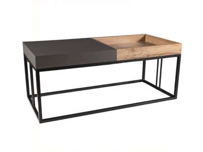 SIG-Lunaria dohányzóasztal fém lábakkal