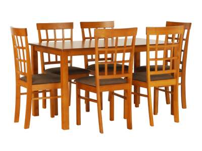 TEM-Grid New étkezőszett 6 étkezőszékkel 