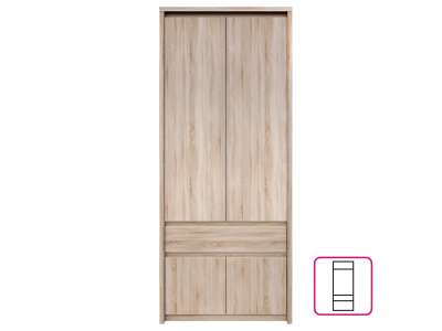 TEM-Norty modern akasztós szekrény