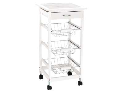 TEM-Korus zsúrkocsi kivehető kosarakkal