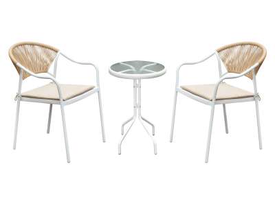 TEM-Elior 3-részes kerti műrattan szett