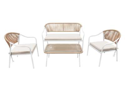 TEM-Palny 4-részes kerti műrattan szett