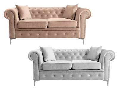 TEM-Romano kétszemélyes kinyitható kanapé díszpárnákkal