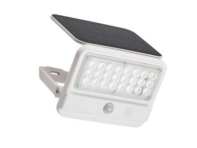 RAB-Flaxton napelemes, mozgásérzékelős kültéri fali lámpa