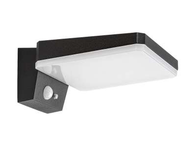 RAB-Lasset napelemes, mozgásérzékelős kültéri fali lámpa