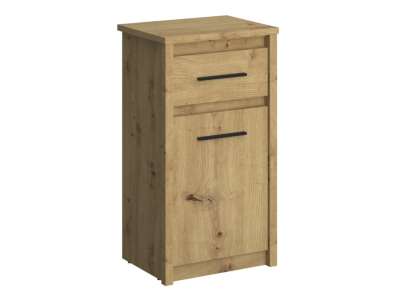 TEM-Airon 1D1S keskeny polcos komód fiókkal