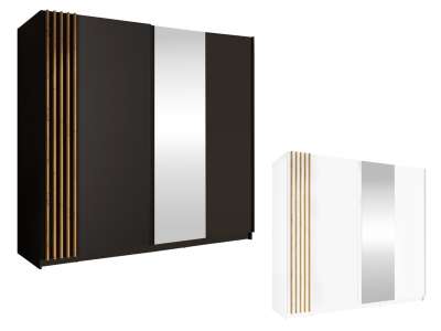 TEM-Bajadero TYP 2 2D-200 modern gardróbszekrény tükörrel