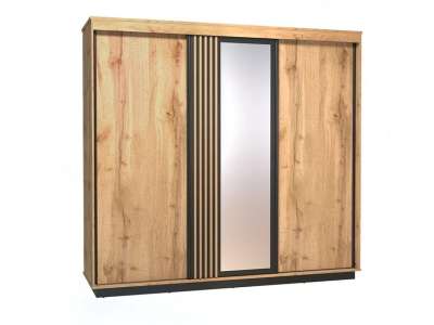 BAL-Lamello LA19 tolóajtós gardróbszekrény tükörrel