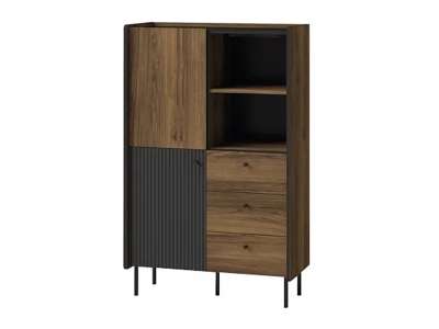 BAL-Prestigo P4 polcos alacsony szekrény 3 fiókkal