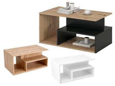 HAL-Iva polcos dohányzóasztal