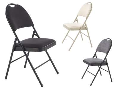 HAL-K566 fémvázas összecsukható szék szövet kárpitozással