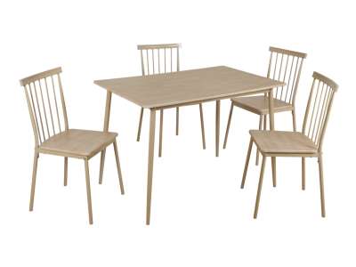 TEM-Sendo étkezőgarnitúra 4 étkezőszékkel