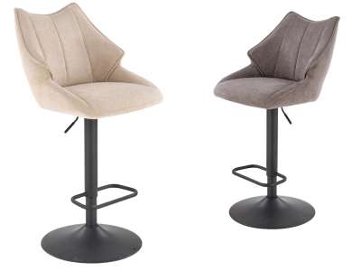 HAL-H122 bárszék szövet kárpittal, lábtartóval