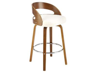 HAL-H110 bárszék szövet kárpittal, lábtartóval