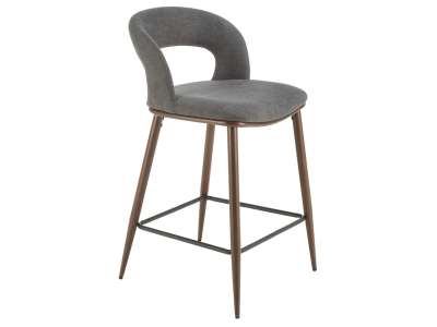 HAL-H114 bárszék szövet kárpittal, lábtartóval