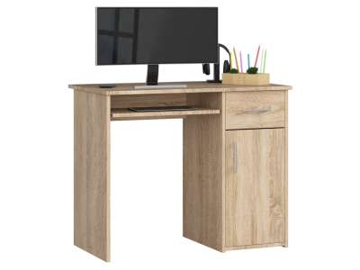 AKO-Pin fiókos számítógépasztal, sonoma tölgy