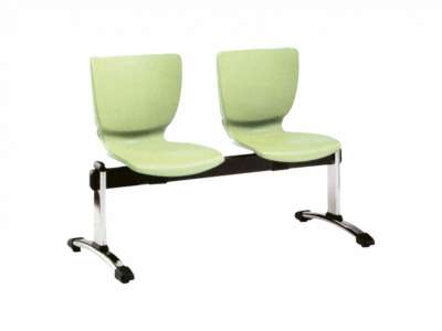 LIN-Mono 2P műanyag várótermi pad (2 üléses)