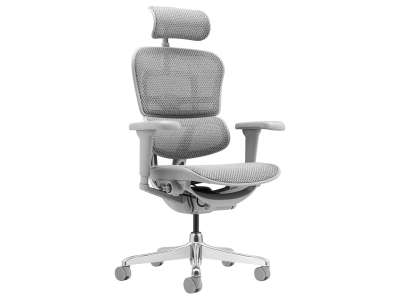 ANT-Ergohuman Ultra II modern, vezetői forgószék hálós ülőlappal, szürke