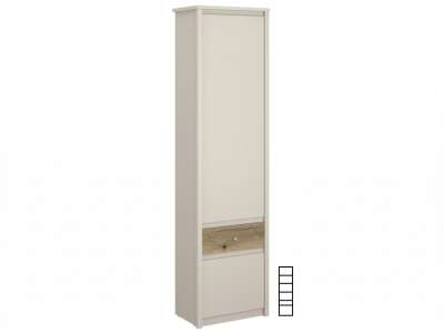 TEM-Karos 2D1S polcos szekrény fiókkal