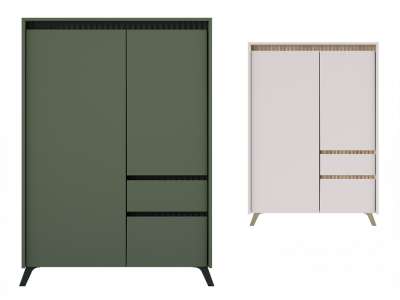 TEM-Longy 2D1S1K polcos komód fiókkal