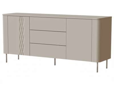 HAL-Tirante KM1 széles polcos komód fiókokkal