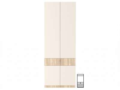 TEM-Vertio SZF4D2S modern akasztós szekrény