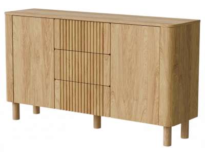 HAL-Arango KM1 széles polcos komód 3 fiókkal